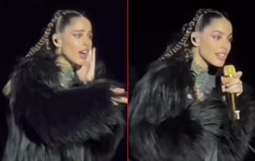 Tini Stoessel se olvidó la letra de una canción en pleno show: el video