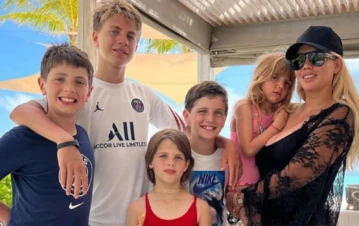 Wanda Nara mostró cómo sus hijos apoyan a la Selección Argentina