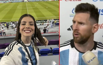 El video de la China Suárez y su hija Magnolia imitando a Lionel Messi