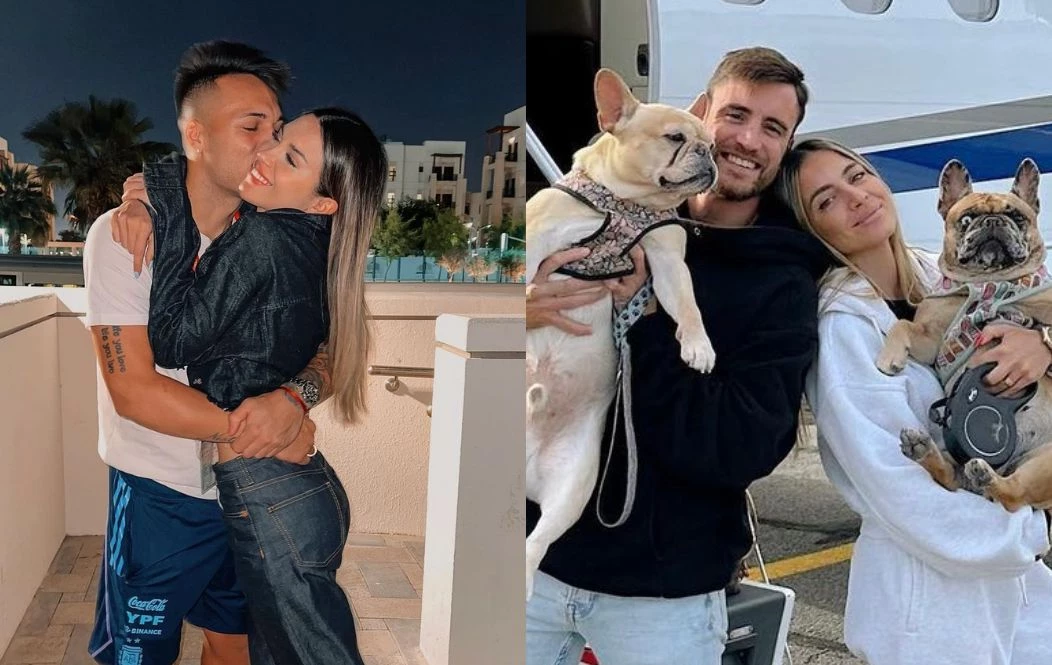 Cómo manejan las mujeres de Nicolás Tagliafico y Lautaro Martínez el estrés del Mundial