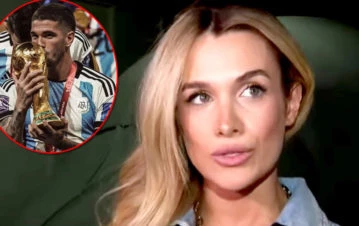 Camila Homs mostró cómo los hijos de Rodrigo de Paul festejaron el Mundial lejos de su papá