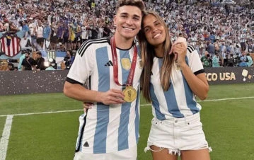 El video de la novia de Julián Álvarez para saludarlo por su cumpleaños