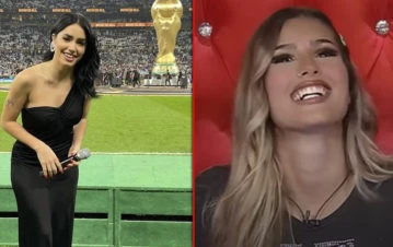Julieta quedó conmovida al ver a Lali Espósito cantando en la final del Mundial de Qatar