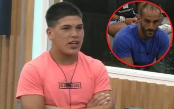 La reacción de Maxi al ser salvado por Thiago en Gran Hermano