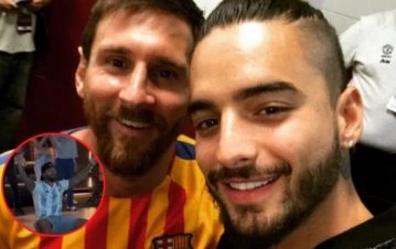Maluma festejó el triunfo de Argentina y causó polémica