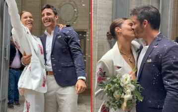 Las fotos del casamiento íntimo de Manuela Viale, la hermanastra de Juanita