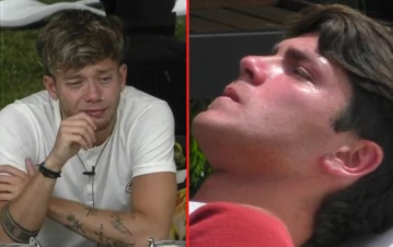 Los participantes de Gran Hermano armaron el arbolito y Marcos y Nacho se quebraron