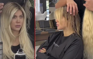 Wanda Nara mostró su pelo original y recibió críticas de todo el mundo: "Está pelada"