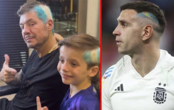 ¡Campeones! Marcelo Tinelli y su hijo Lolo cumplieron la promesa que hicieron para ganar el Mundial con Messi