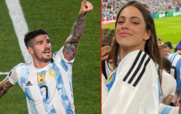 Tini Stoessel le hizo una declaración romántica a Rodrigo de Paul tras el pase a semis del Mundial: “Estoy orgullosa de…”