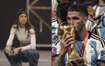 Qué van a hacer Rodrigo de Paul y Tini Stoessel tras ser campeón con la Selección Argentina: “Él va a…”