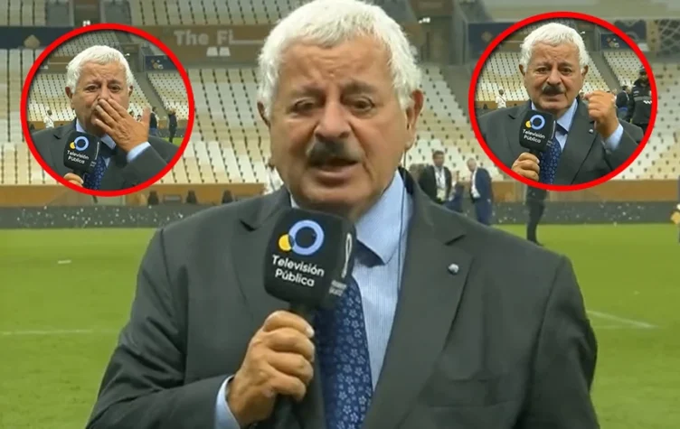 Tití Fernández se retiró cono notero de campo de juego