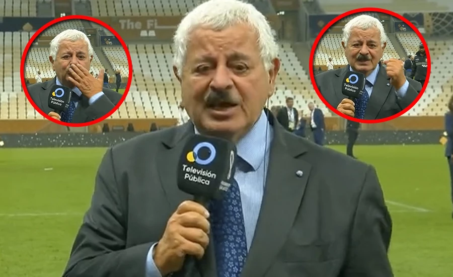 El llanto emocionado de Tití Fernández al despedirse como notero de campo de juego como campeón mundial: "Yo también..."