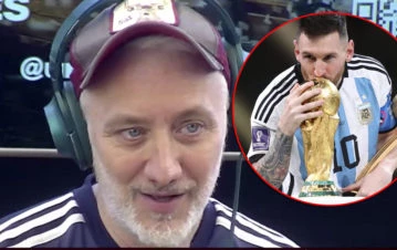 Andy Kusnetzoff lloró y contó por qué no fue a ver a Messi en la final: "Tenía una deuda con..."