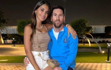 La romántica postal que se viralizó de Antonela Roccuzzo y Leo Messi tras la clasificación de Argentina a la final