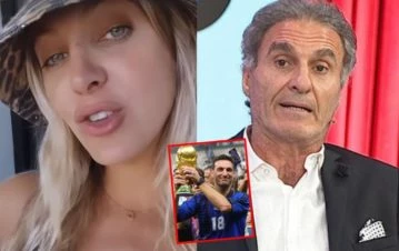 Cande Ruggeri se metió en la polémica de su padre Oscar por su postura anti-Scaloni: “Mi papá está…”