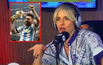 Carla Peterson contó cuál fue el pedido que le hizo a Lionel Messi en privado