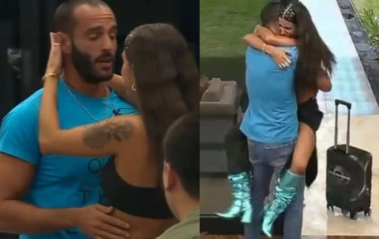 el apasionado reencuentro de maxi y juliana