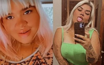 La foto al borde de la censura de More Rial luego de modificar su cuerpo con tres cirugías estéticas