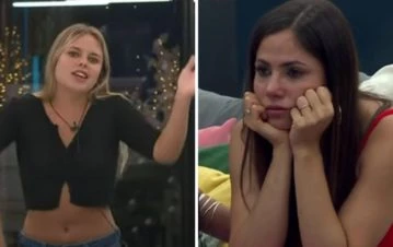 El palazo de Romina a Coti en plena cena de Navidad de Gran Hermano