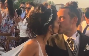 Silvina Escudero se casó por segunda vez y realizó una emotiva ceremonia: las fotos