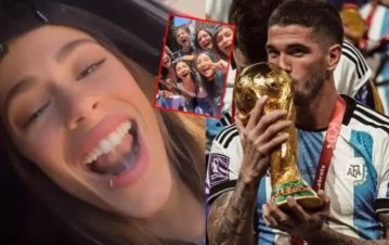 Tini Stoessel cantó junto a sus fans el hit de La Mosca dedicado a la Scaloneta: “Muchachos, ahora..."