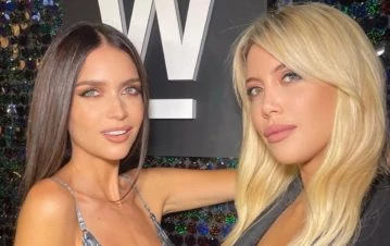 Cómo Zaira Nara intentó encubrir a Wanda durante su cita con L-Gante