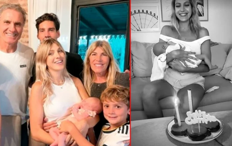 Cande Ruggeri contó a quien se parece su beba