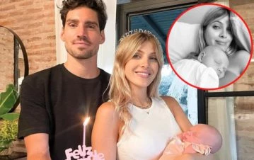 El desopilante momento que vivieron Cande Ruggeri y su pareja con su bebé recién nacida