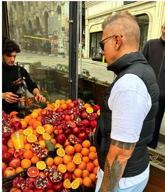 Alejandro Fantino y sus fotos de la luna de miel