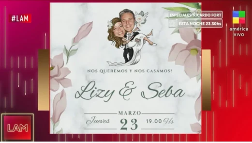 La invitación de Lizy Tagliani