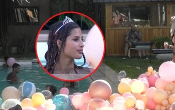 Cómo fue la pool party que hizo Gran Hermano por el cumpleaños de Julieta