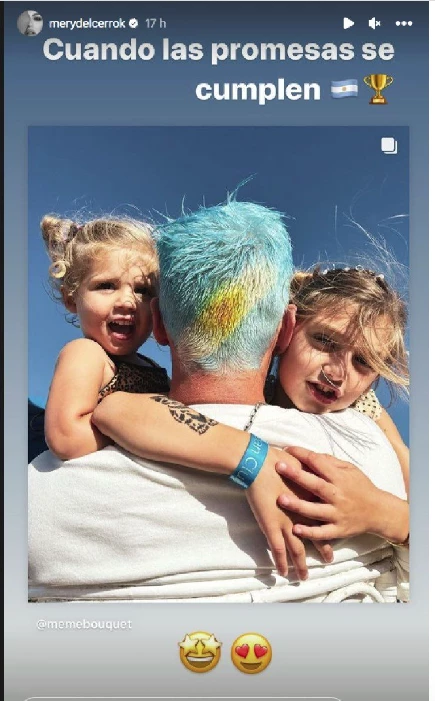 Mery del Cerro mostró a su marido en el cambio de look