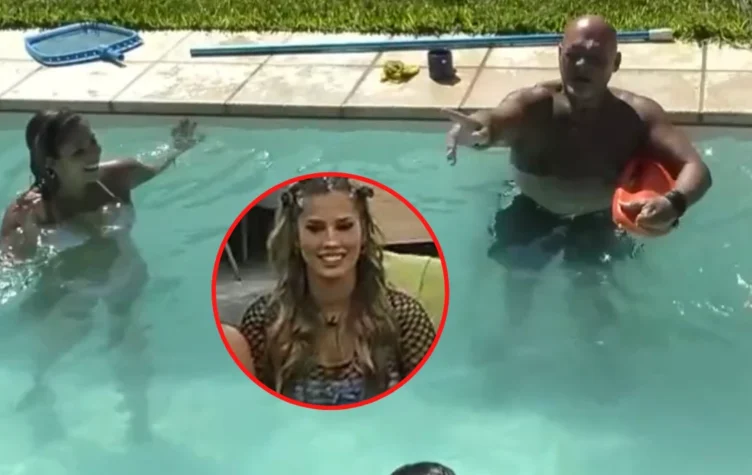 La rubia pasó vergüenza por equivocarse con un hitaso frente a sus compañeros.
