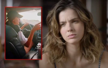 El video de la China Suárez a los gritos y desesperada mientras conducía: “No voy a frenar porque…”