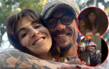 La foto que selló la unión de Daniel Osvaldo con sus hijas italianas y Gianinna Maradona