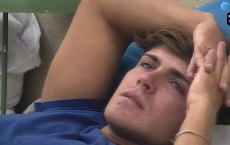 Marcos lloró y se emocionó por su familia