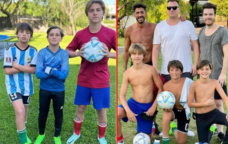 Valentino Lopez hijo de Maxi y Wanda cerca de jugar en un club argentino.