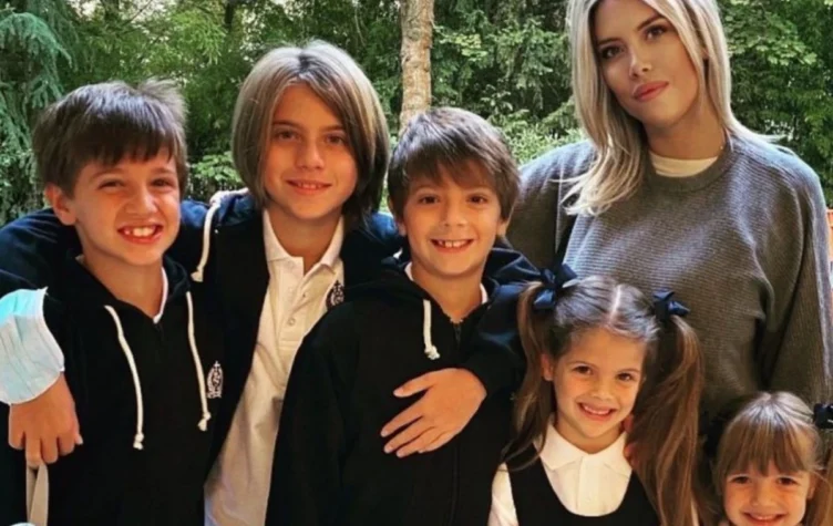 Wanda Nara confesó como hacen para seguir sus hijos con el estudio.