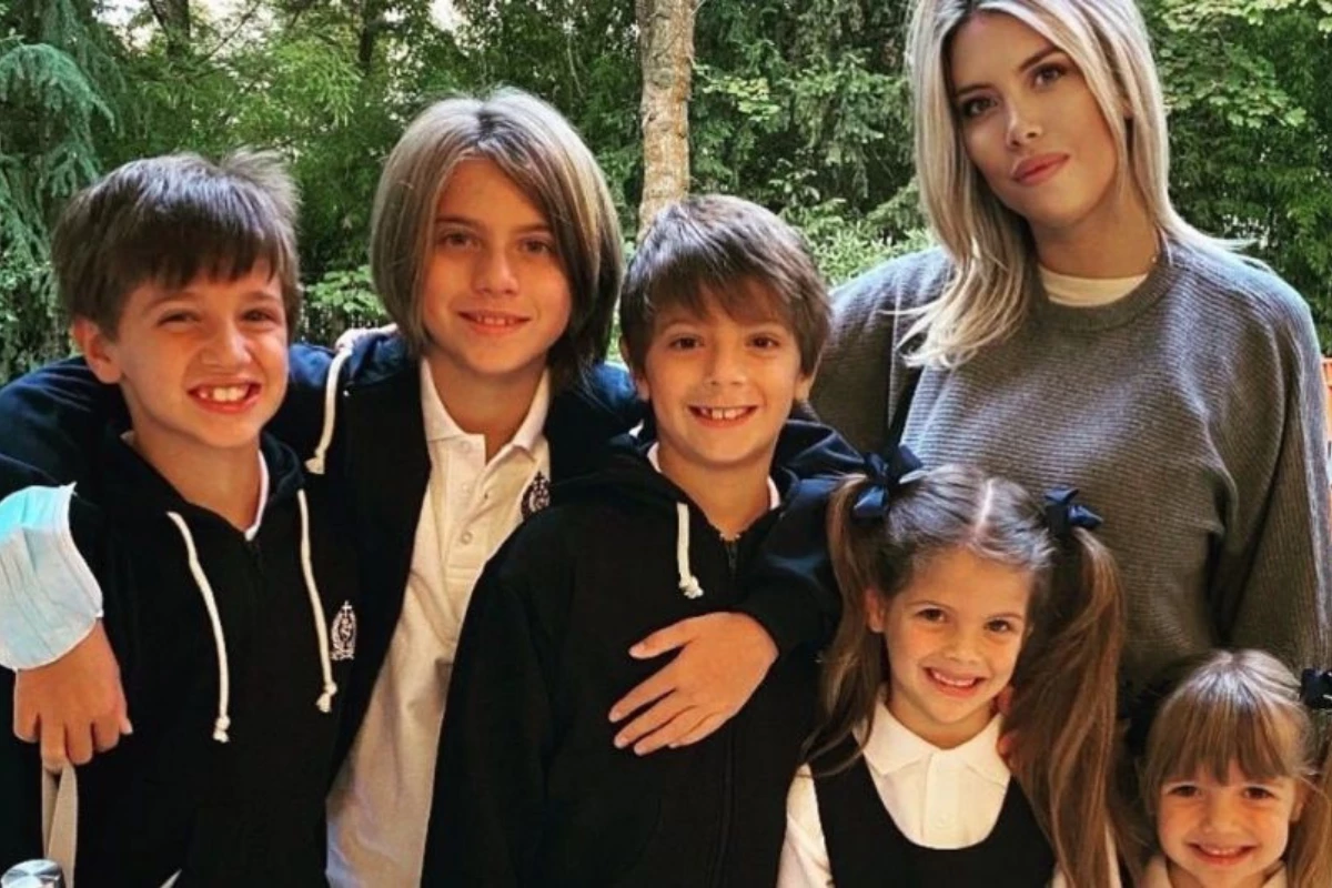 Wanda Nara confesó como hacen para seguir sus hijos con el estudio.