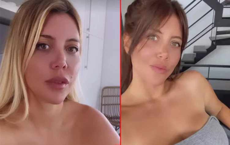 Wanda Nara se cambió de rubio a morocha
