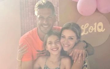 Evangelina Anderson regresó al país… y le festejó el cumpleaños a su hija: Inflables, pileta y pura alegría