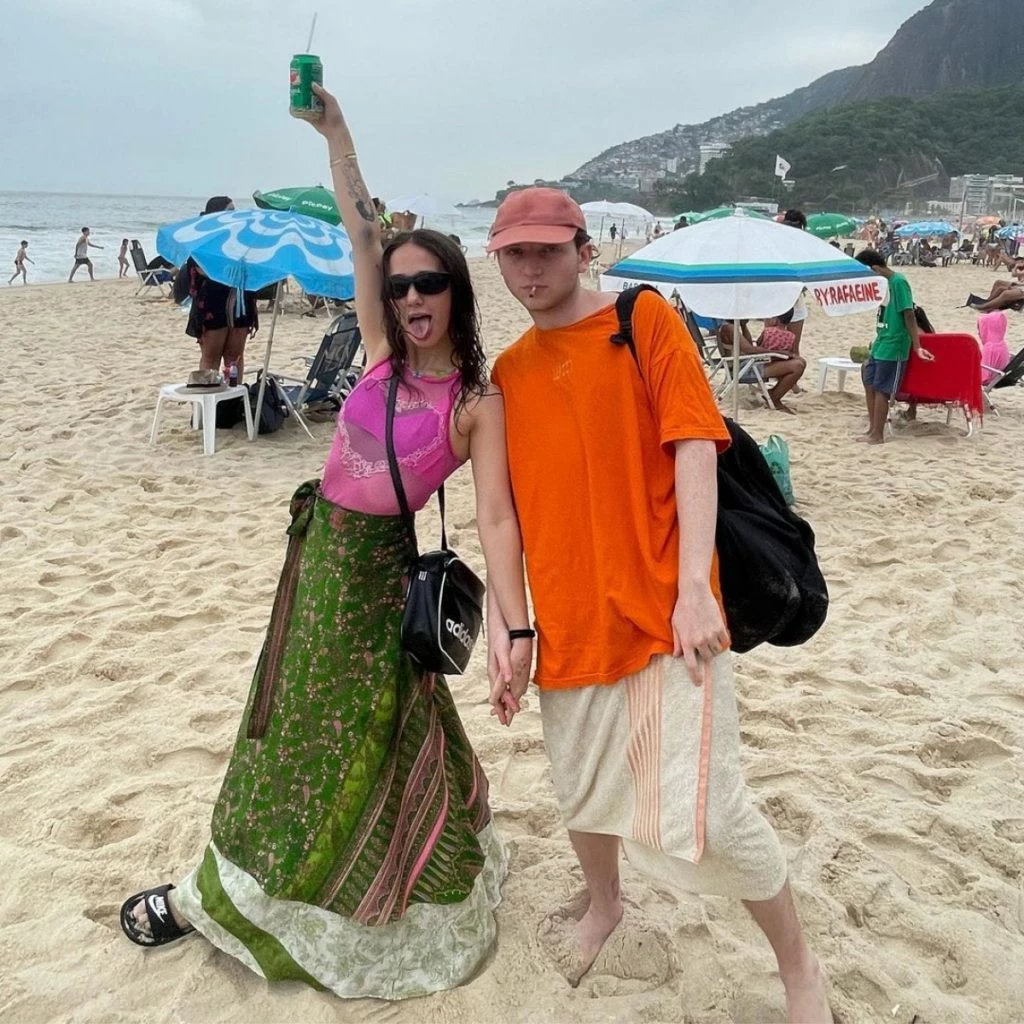 Las vacaciones de Angela Torres en Brasil.