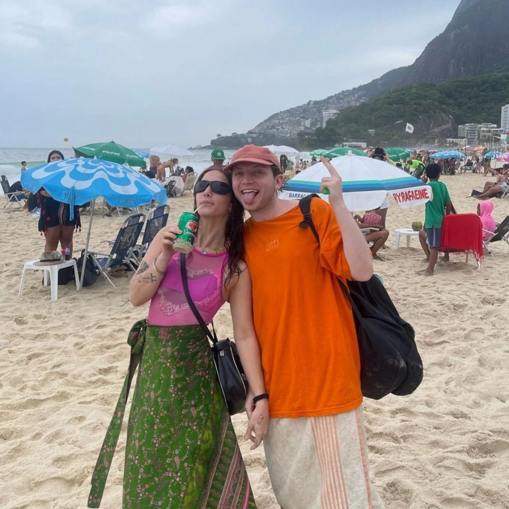 Las vacaciones de Angela Torres en Brasil.