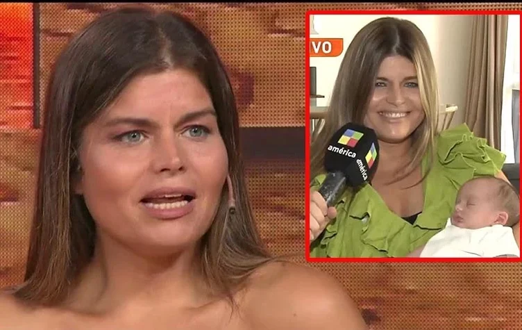 Angeles Balbiani y su hijo Cósimo.