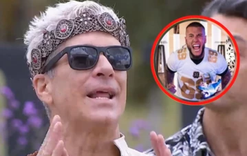 Fernando Carrillo se comparó con Alex Caniggia y le robó un título de El Hotel de los Famosos