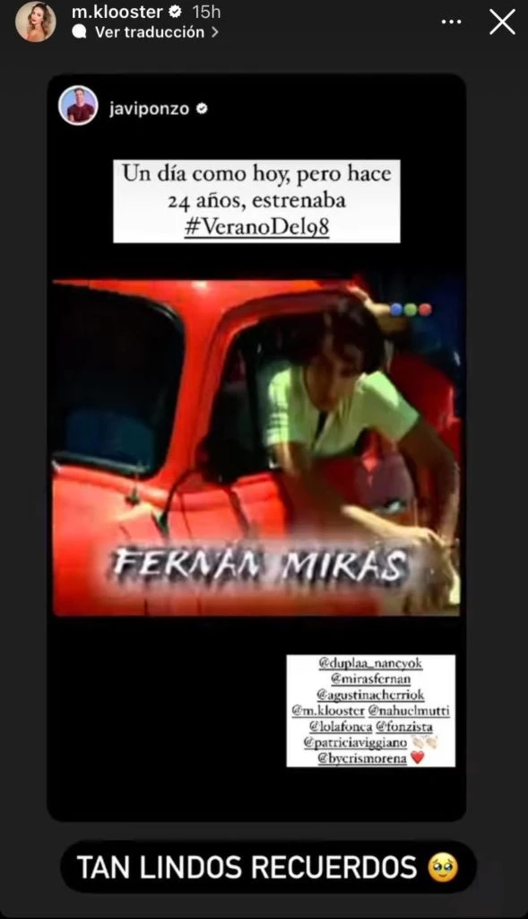 Kloosterboer recordó Verano del 98