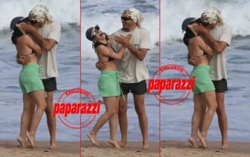 ¡Exclusivo! Lali Espósito a los besos en una playa de Punta del Este: quién es el hombre al que le comió la boca