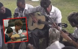 Marcos cantó y tocó la guitarra en Gran Hermano