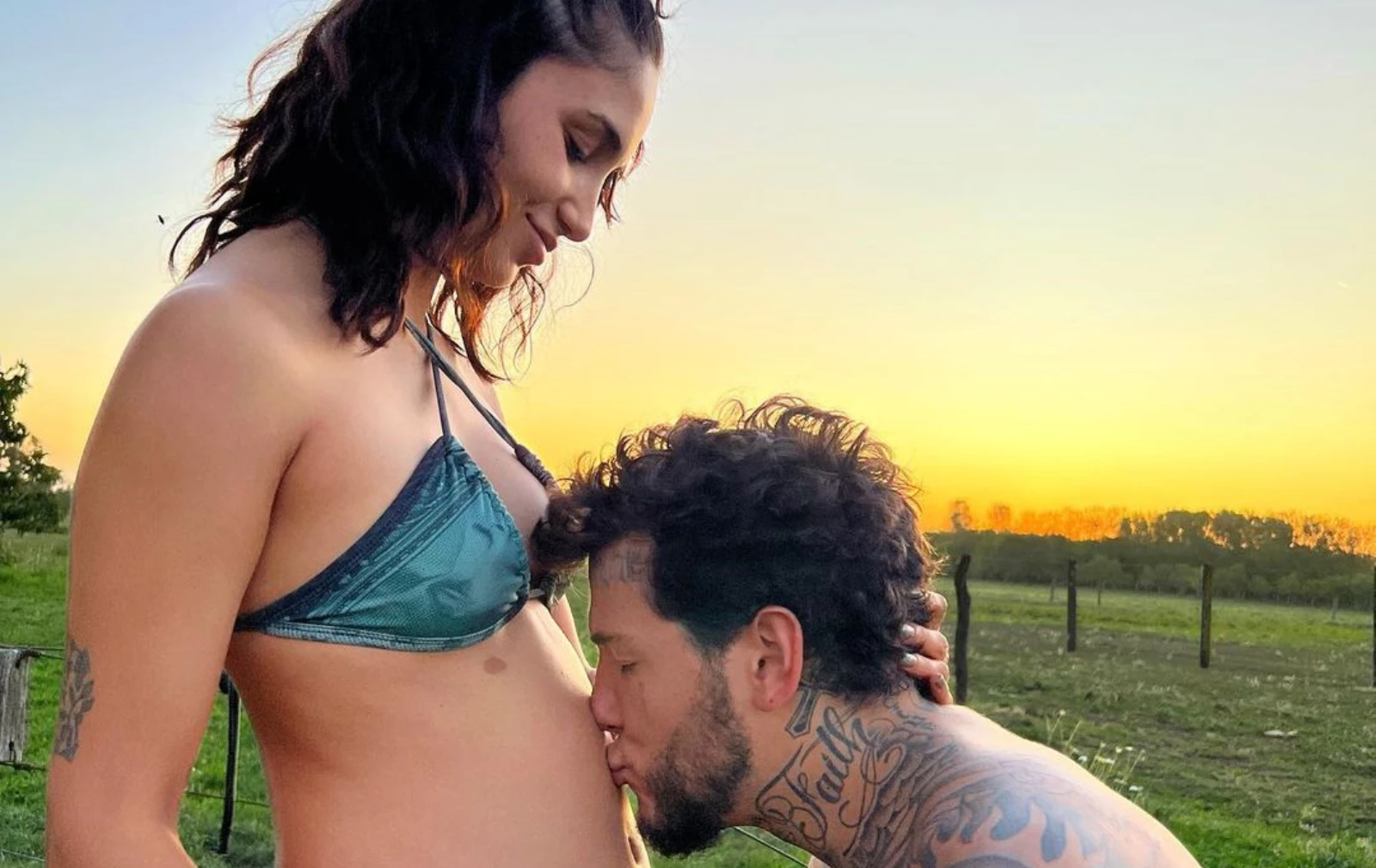 Melody Luz mostró cómo crece su pancita de embarazada